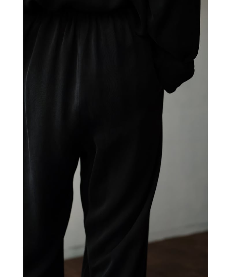 matereal / Cupro Easy Pants(Black) | PARK