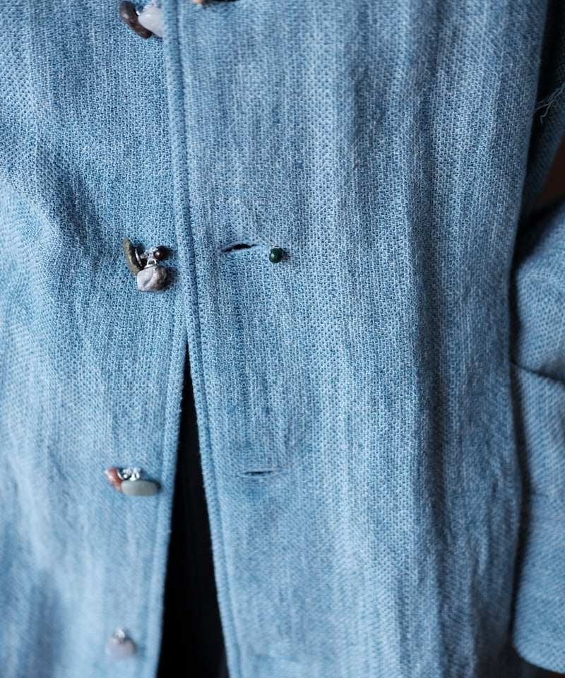 ANSNAM / Hand Woven Shirt Jacket(CottonSilkLine