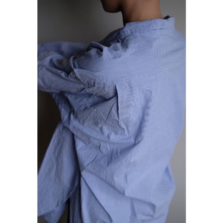 ANSNAM / 牛飼いシャツ(Blue Stripe)