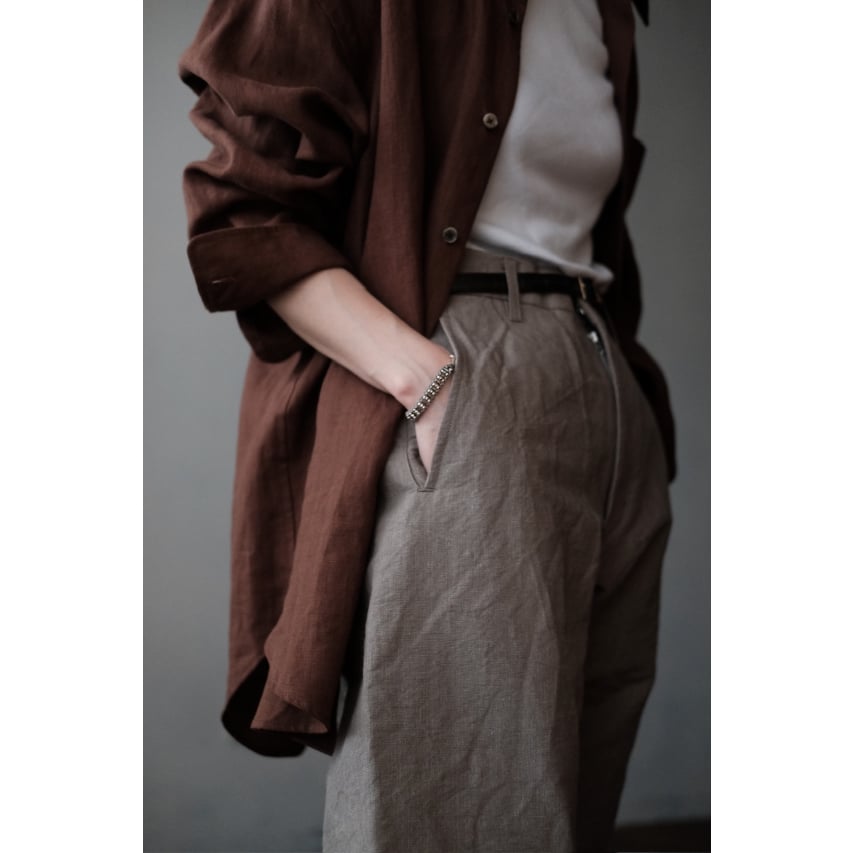 ANSNAM / Lurie Pants(CottonLinen/Lt.Gray) | PARK