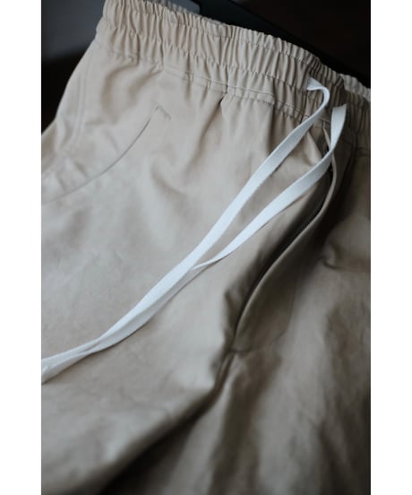 ANSNAM / Dry Short Pants(Cotton/Beige)