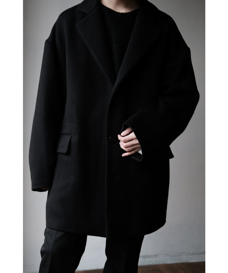 ANSNAM / Big Jacket(Handwoven Doble Faced Wool/