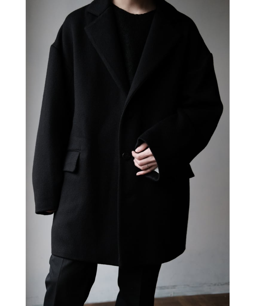 ANSNAM / Big Jacket(Handwoven Doble Faced Wool/