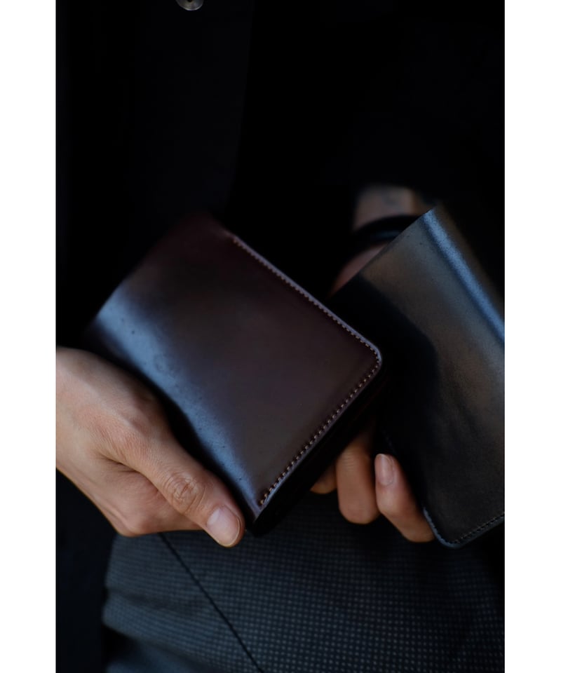 （未使用）forme post wallet コードバン forme Post Wallet (Cordovan Black×DOUBLE Black) – RECTOHALL