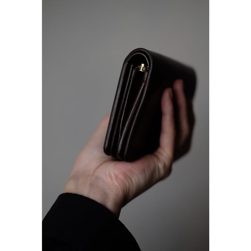 新品未使用 forme short wallet シェルコードバン 黒 forme][フォルメ][flp-26][Short Wallet][Cordovan Black