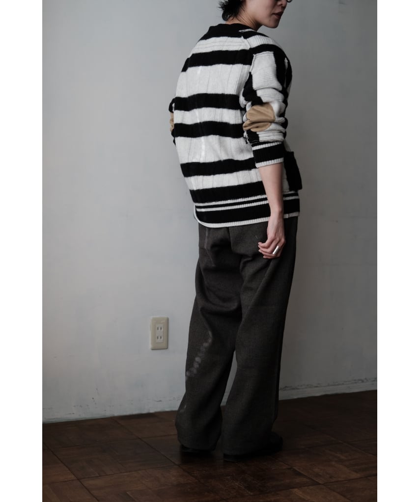 ANSNAM / Lurie Pants(LinenWoolCashmere/Brown mi