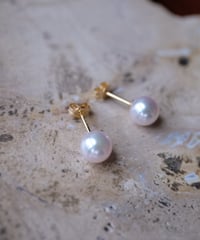 sCenes /【ESSENTIALS】Akoya Pearl Stud Earrings(6.5-7.0mm)