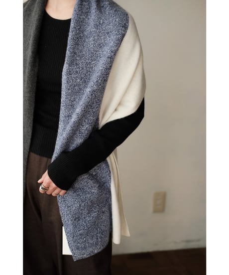 PICEA / Panel Stole(HS Royal Purple/White)