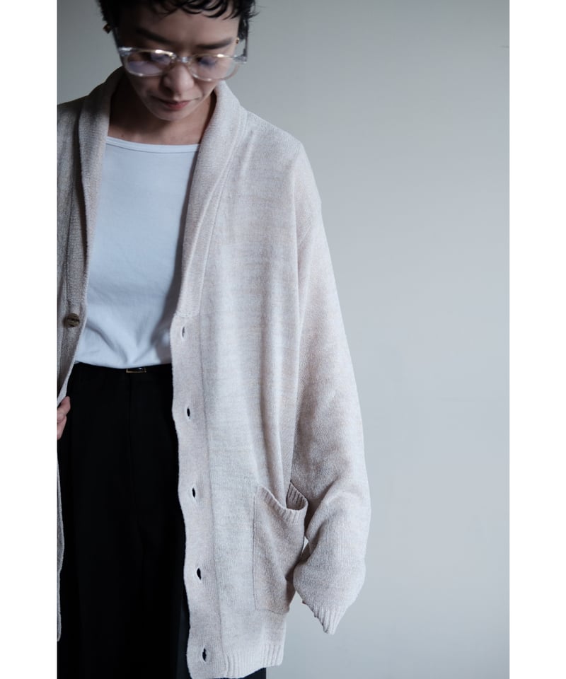 ANSNAM / Mole Yarn Cardigan(Beige Gray) | PARK