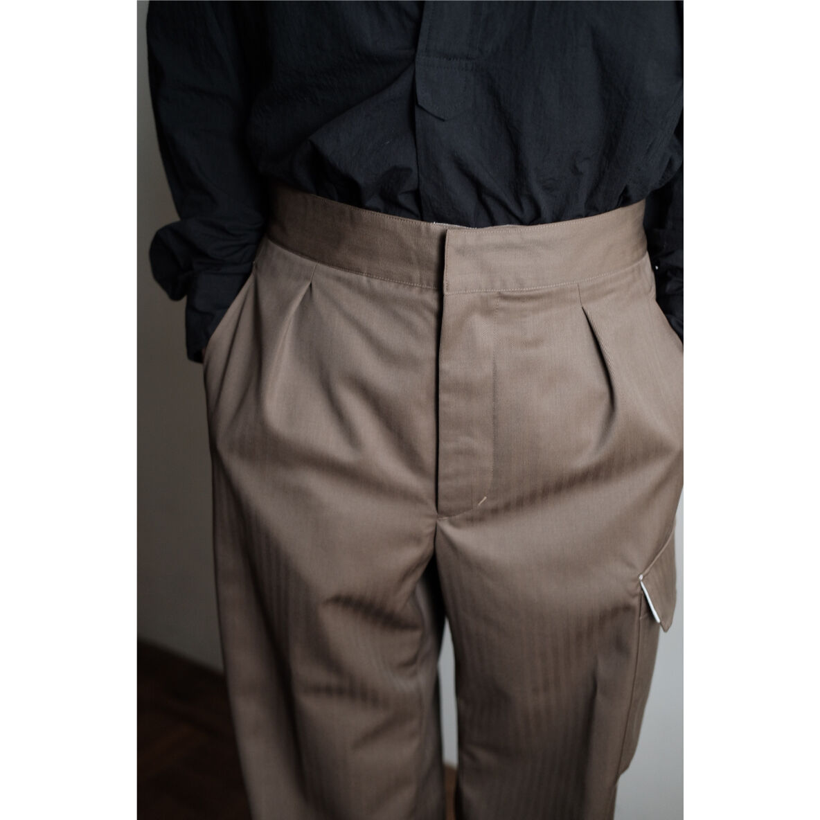 Fendart / Officer Dress Cargo Pants(Olive) | PARK