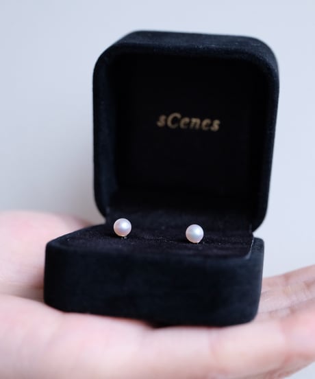 sCenes /【ESSENTIALS】Akoya Pearl Stud Earrings(4.5mm-5.0mm)
