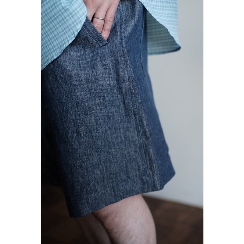 ANSNAM / Dry Short Pants(Indigo) | PARK