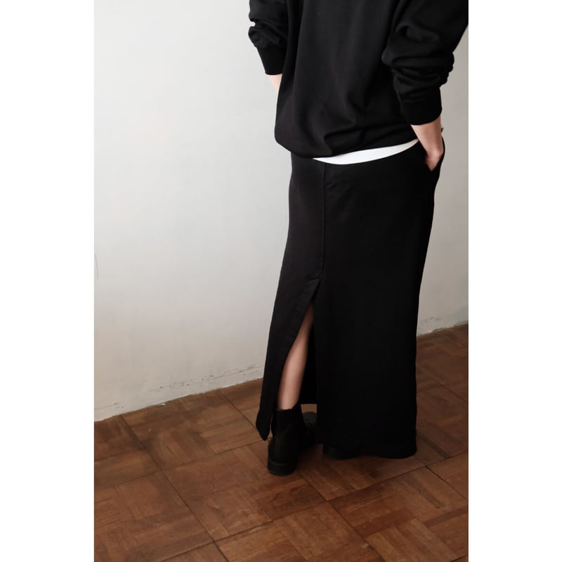 LIFFiL コットニーロングスカート　COTTONY LONG SKIRT 黒 LIFiLL（リフィル）公式｜COTTONY®（コットニー）ロングスカート
