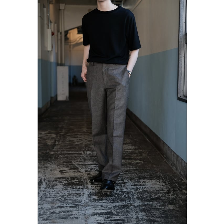 Fendart ノータックパンツ ウール Fendart / No Tuck Pants(Brown) | PARK