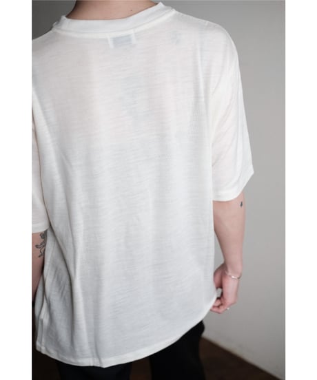 LIFiLL / Woolish Tee(Off White)