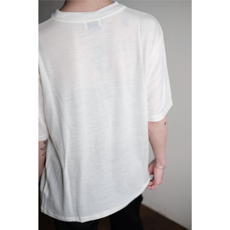 phere Kiffa L/S Tee ホワイト phere Kiffa L/S Tee ホワイト Lowcase Pigment - Long Sleeve T