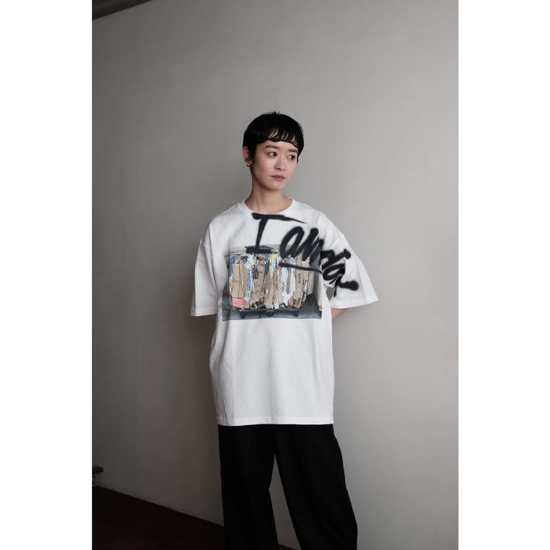【新品】I am dork トラッシュプリントTシャツ I am dork / Trash Print T-Shirts(White) | PARK