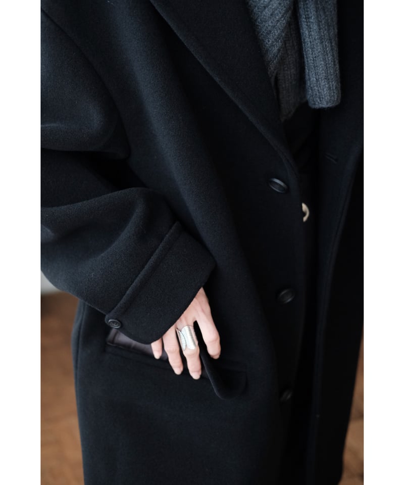 I am dork / Tailor Box Coat(Black) | PARK