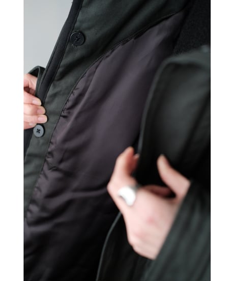 ANSNAM / Mods Coat Wide(High Density Cotton/Kahki)