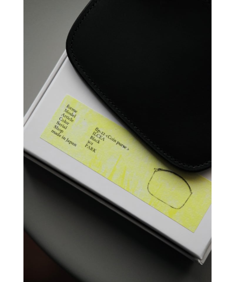 小物 forme coin purse forme Coin purse (ILCEA Black) – RECTOHALL