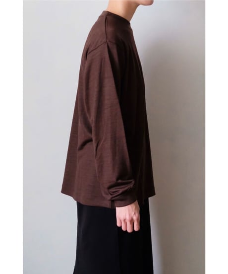 LIFiLL / Woolish Longsleeve Tee(Brown)