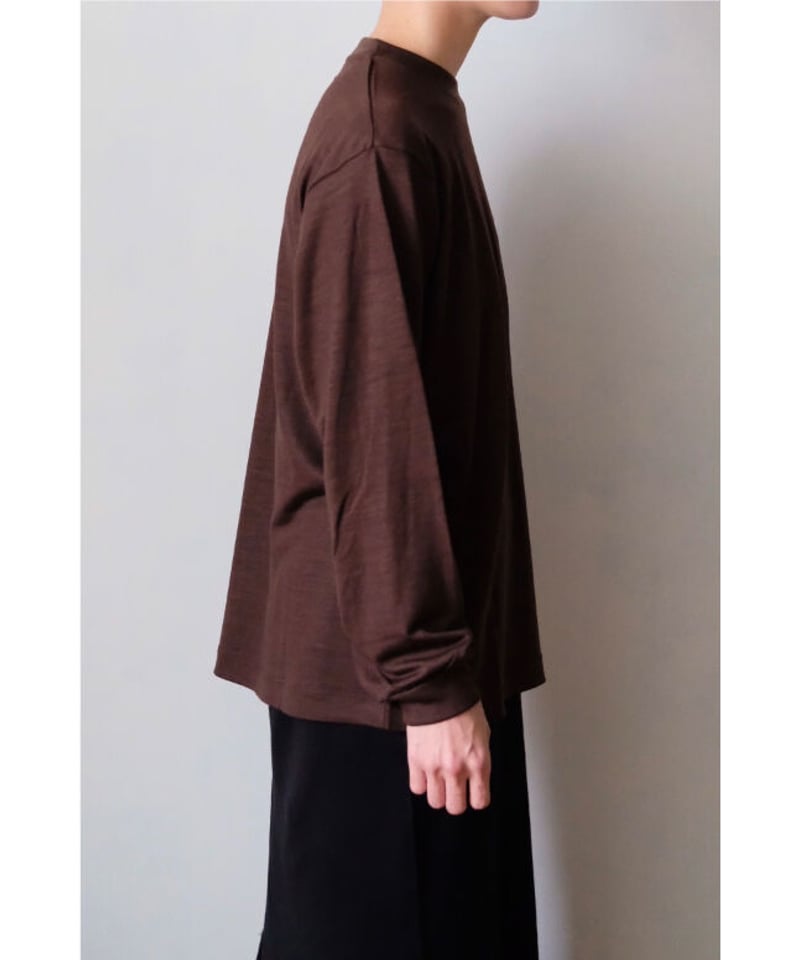 LIFiLL / Woolish Longsleeve Tee(Brown) | PARK