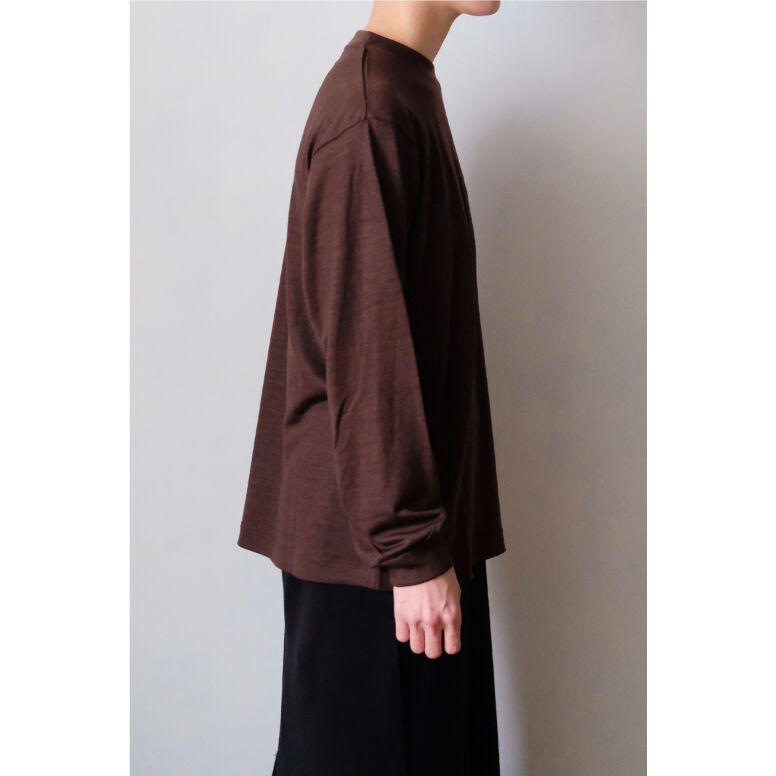 LIFiLL / Woolish Longsleeve Tee(Brown) | PARK