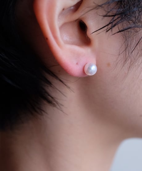 sCenes /【ESSENTIALS】Akoya Pearl Stud Earrings(6.5-7.0mm)