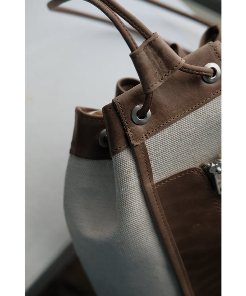 forme / Drawstring Bag(Jute Canvas×Class Brown)