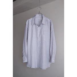 ANSNAM / プレーンシャツ　Bonfanti ANSNAM / プレーンシャツ(Bonfanti Tessuti/Yellow×Blue C