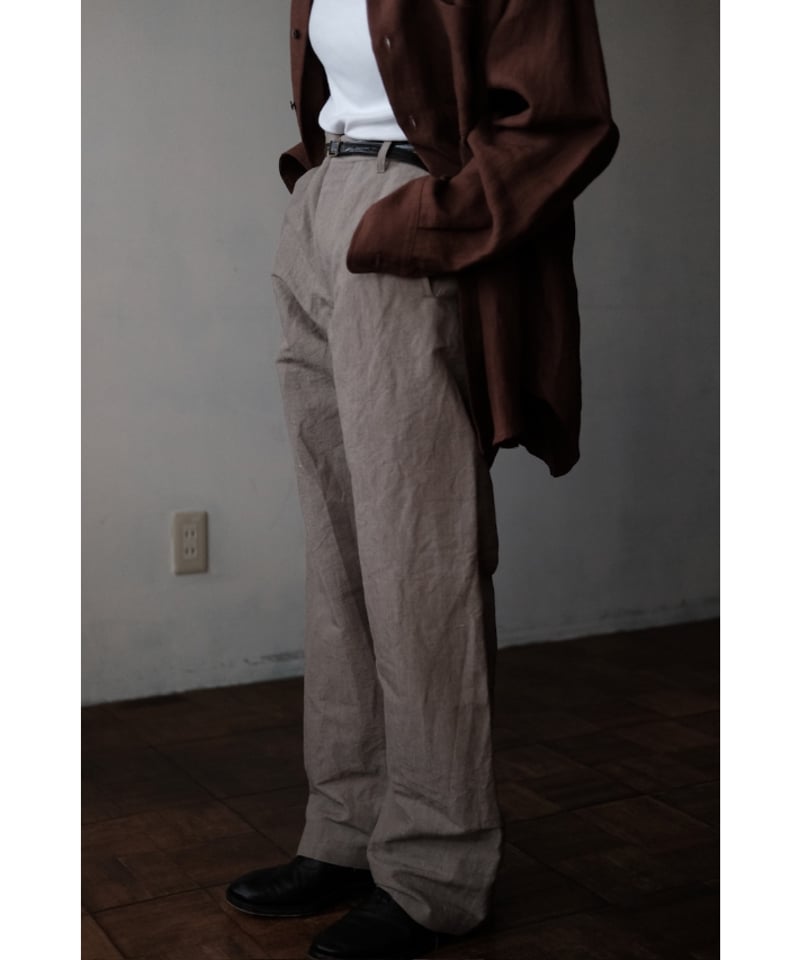 ANSNAM / Lurie Pants(CottonLinen/Lt.Gray) | PARK