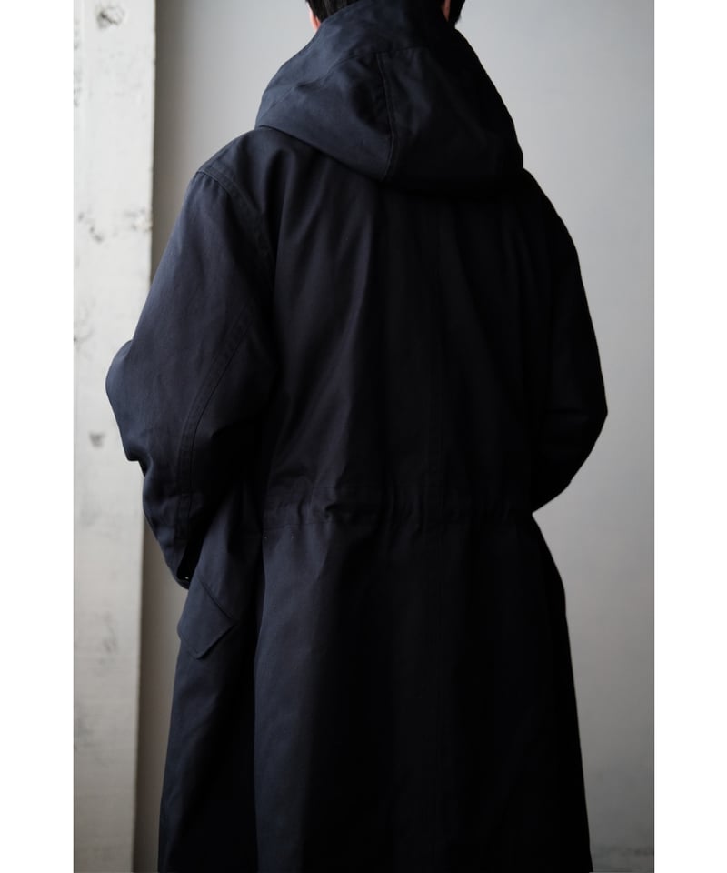 ANSNAM / Mods Coat Wide(High Density Cotton/Nav