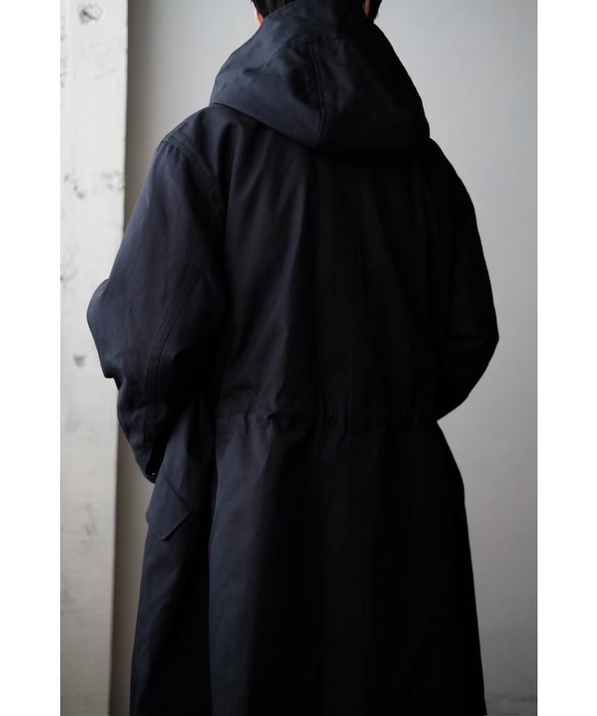 ANSNAM / Mods Coat Wide(High Density Cotton/Nav