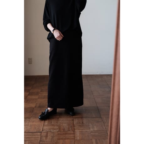 LIFiLL / 別注 Cottony Sweat Skirt(Black)