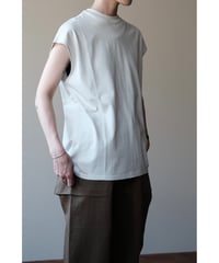 LIFiLL / Cottony Sleeveless Tee(Light Grey)