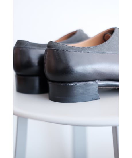 forme / ff-129 Long Vamp Balmoral(Calf×Kangaroo Reverse/Black×Black)