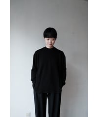 LIFiLL / Cottony Waffle Longsleeve Tee(Black)