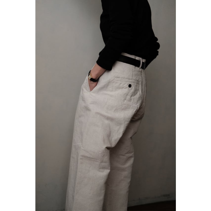 パンツ lei クロップドパンツ【Leilian WHITE LABEL