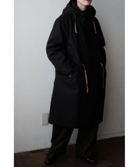 ANSNAM / Mods Coat Wide(Ventile Cotton/Black)