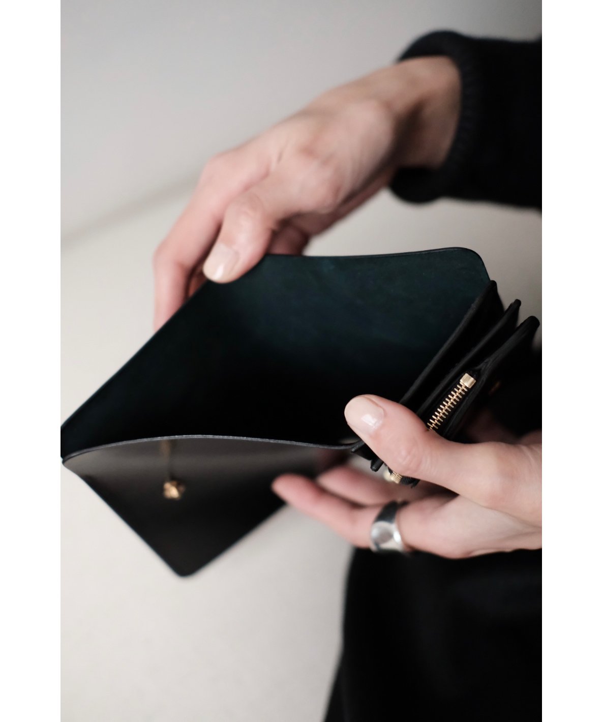 forme / Short Wallet(Cordovan×DOBLE/Black×Black