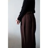 un/unbient / Pull Pants Trousers(Reddish Brown)