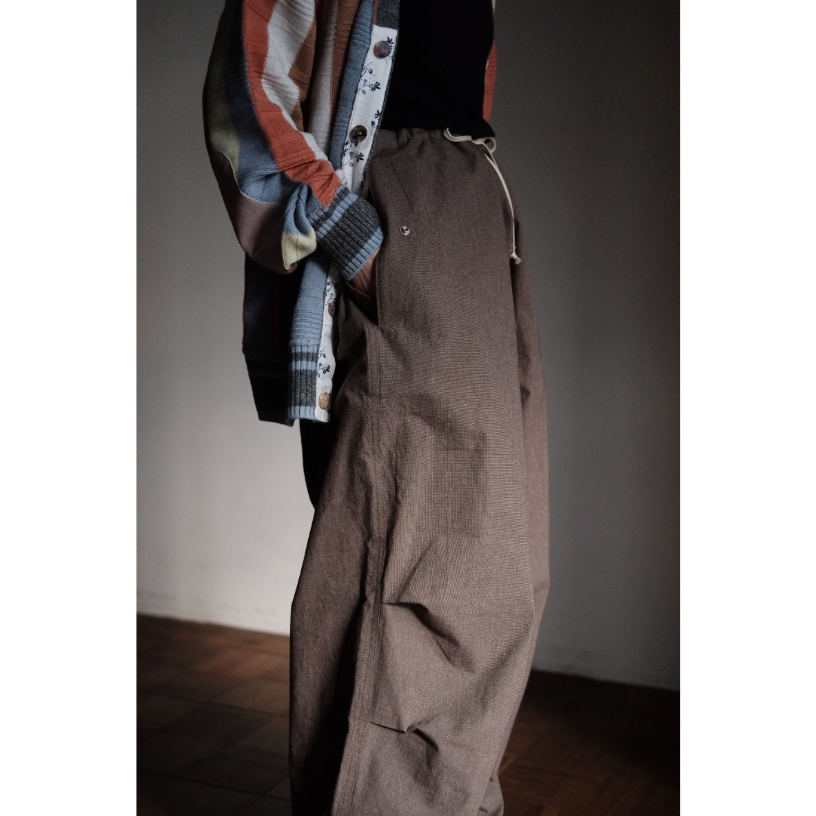 ANSNAM / Over Pants(Brown) | PARK