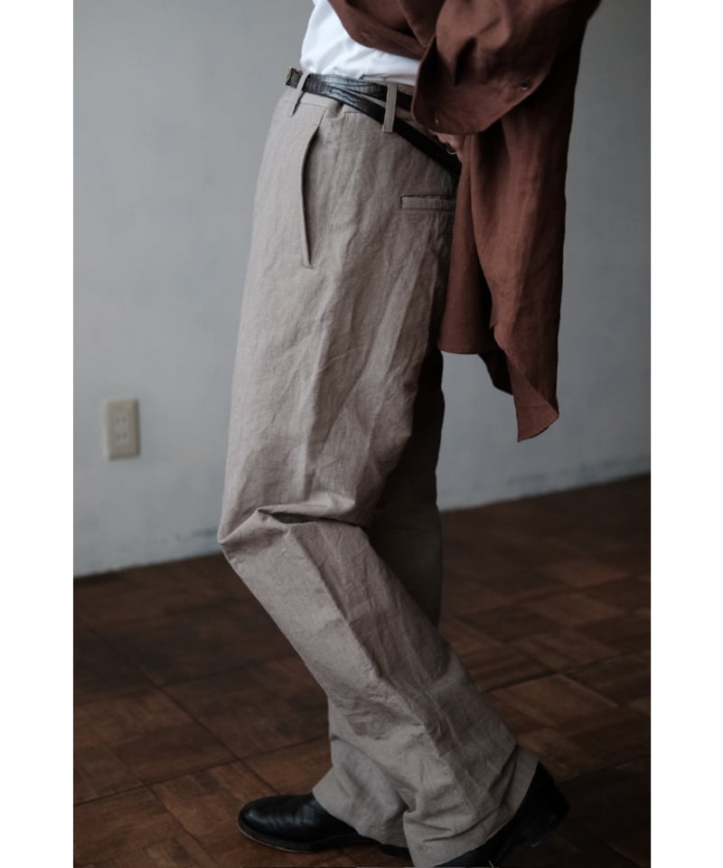 ANSNAM / Lurie Pants(CottonLinen/Lt.Gray) | PARK