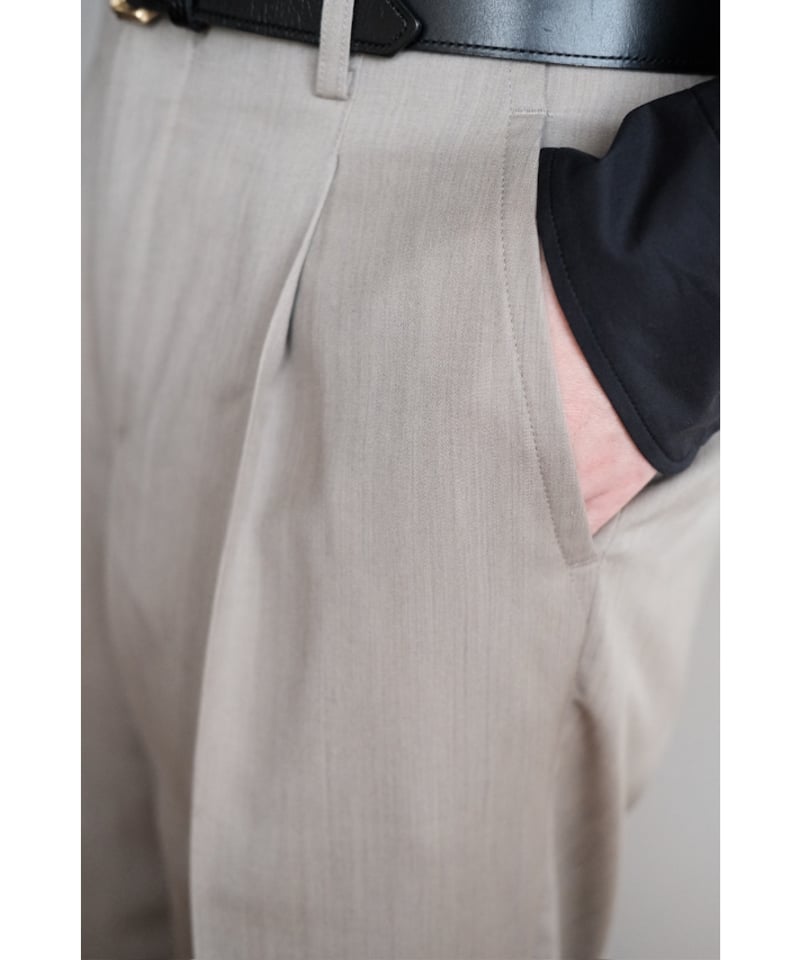 Fendart / 1 Tuck Pants(Beige) | PARK