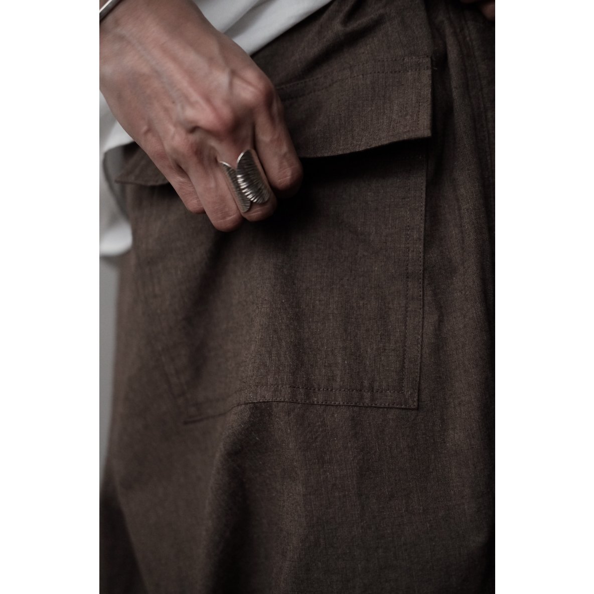 Fendart フェンダール one tuck トラウザー 37 ANSNAM ANSNAM Fendart