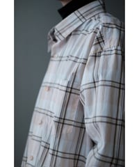 ANSNAM / プレーンシャツ(Cotton/Lt.Pink Multi Plaid)