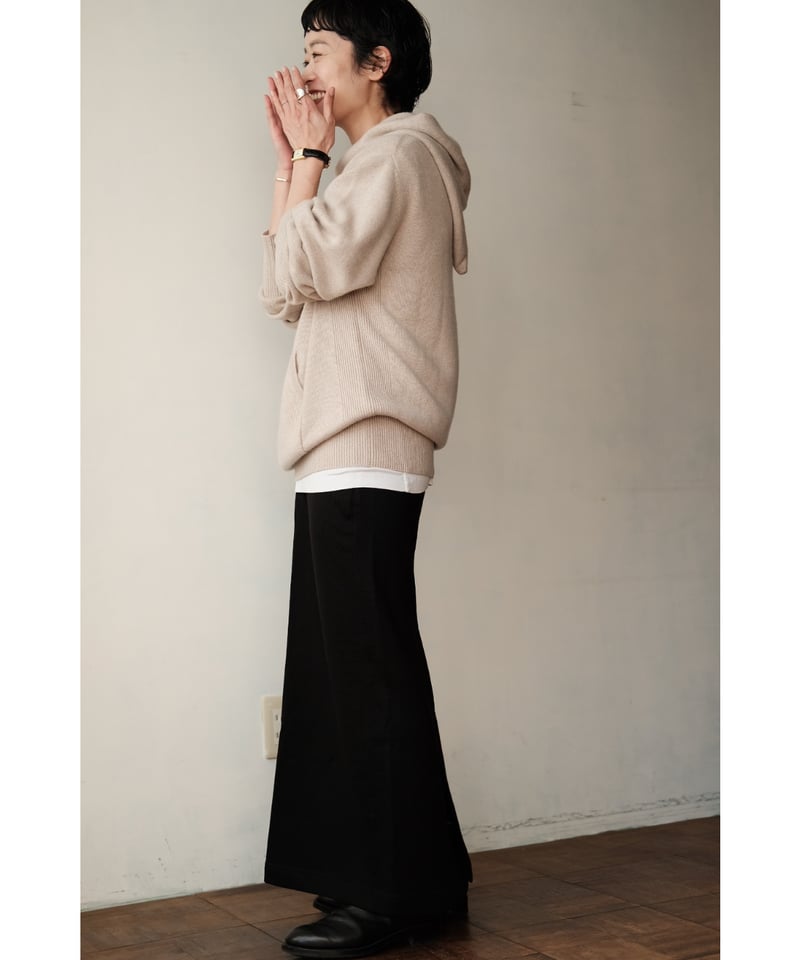 LIFiLL / 別注 Cottony Sweat Skirt(Black) | PARK