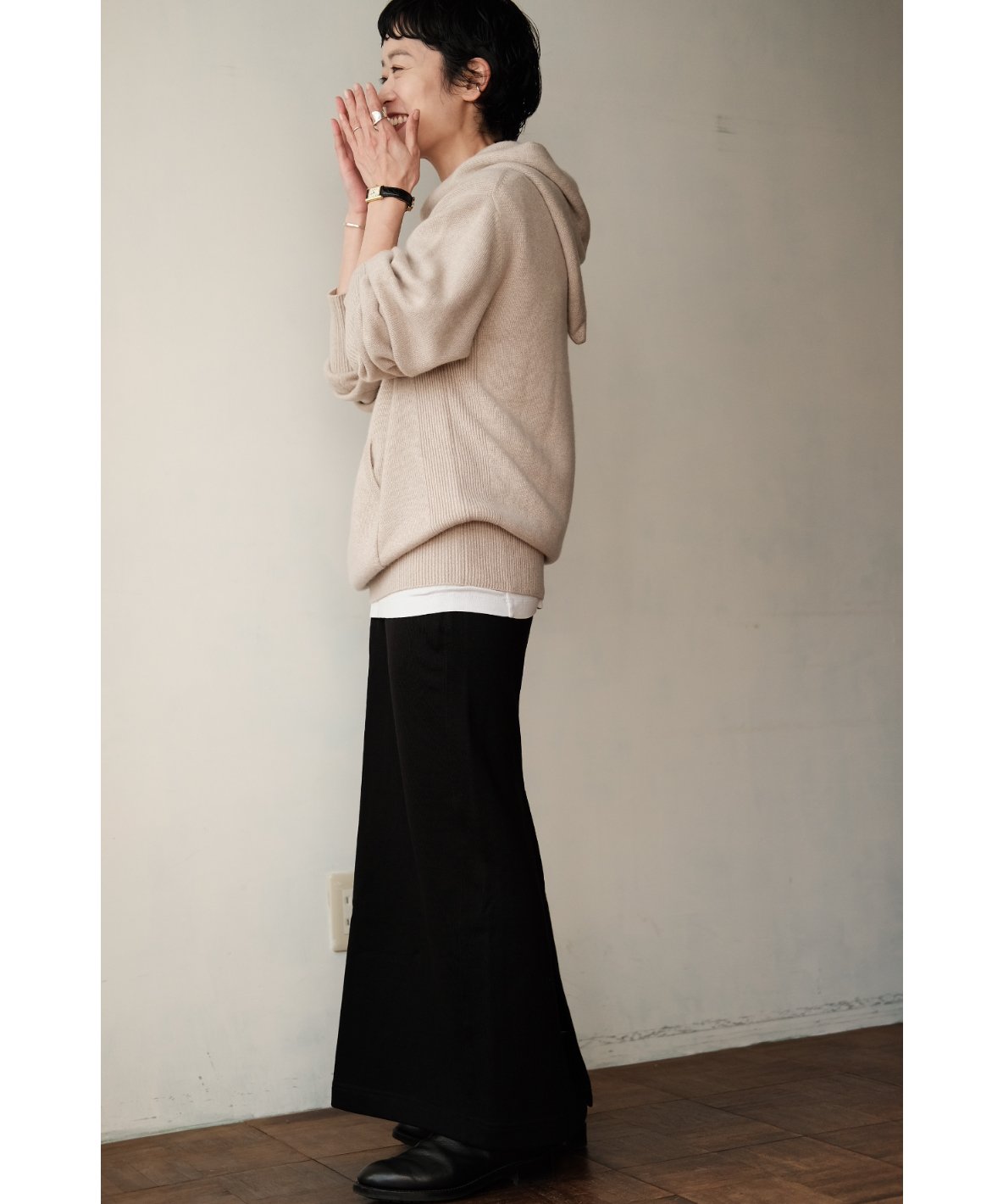 LIFiLL / 別注 Cottony Sweat Skirt(Black) | PARK