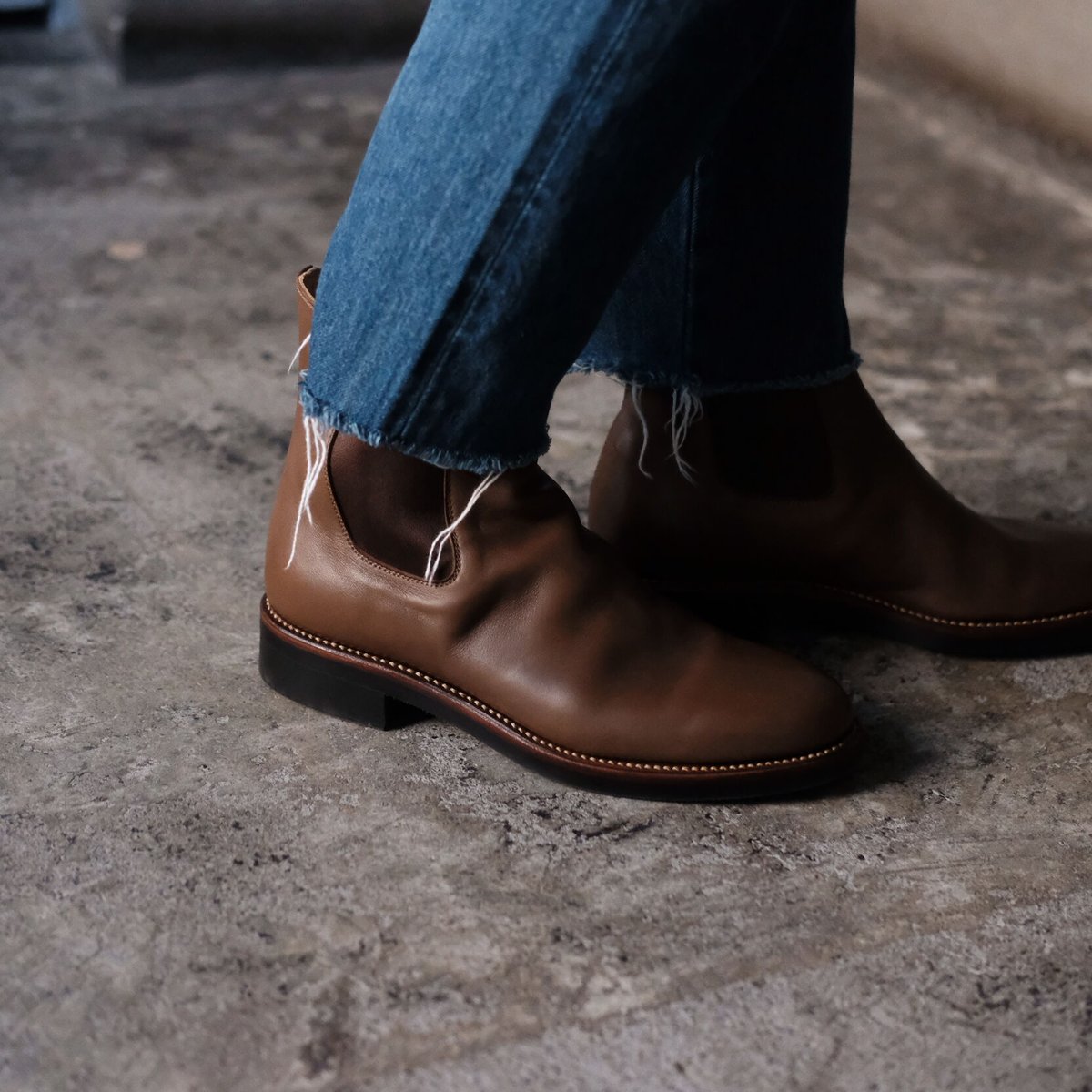 forme / ff-122 Chelsea(Calf/Amber) | PARK