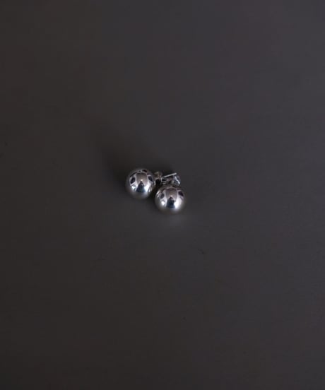 BASENOTES / 12mm Silver Ball Earrings from Mexico